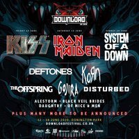 英フェス「Download Festival」、2020年の第1弾ラインナップにキッス、アイアン・メイデン、システム・オブ・ア・ダウンら