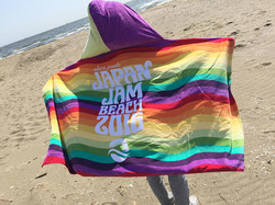 JAPAN JAM BEACH 2016 オフィシャルグッズ紹介「フード付きバスタオル」