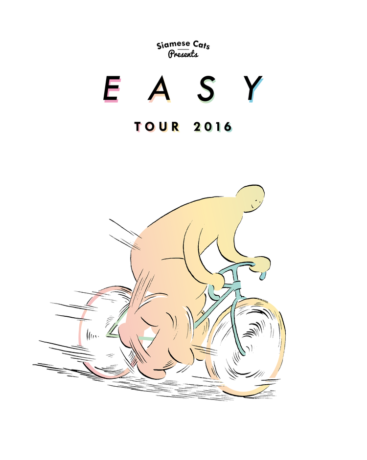シャムキャッツ主催「EASY TOUR」の第1弾出演者発表