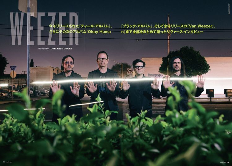 今年発表した2枚、そして来年リリースの『Van Weezer』からさらに次の『Okay Human』まで！ リヴァースが全部まとめて語る！ - 『rockin'on』2019年11月号より